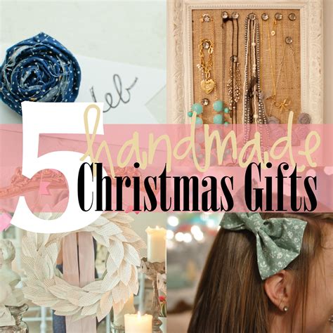 Domestic Fashionista: 5 Handmade Christmas Gifts
