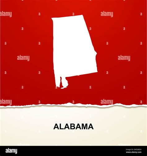 Alabama Map Vector Background Stock Vector Image And Art Alamy
