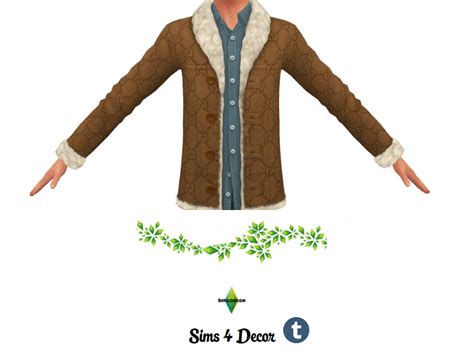 Gucci Mens Winter Jacket The Sims 4 Catalog