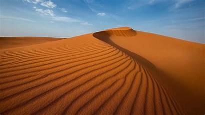 Desert Sand Dune Landscape Nature Clouds Shadow