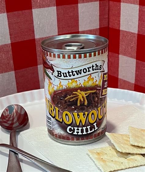Wet Fart Blowout Chili Gag Soup Can Labels Funny Novelty