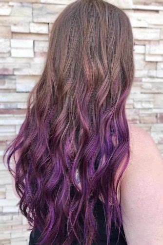 23 Exotic Shades Of Purple Ombre Hair