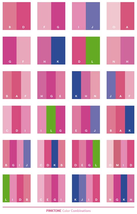 Pink Tone Color Schemes Color Combinations Color