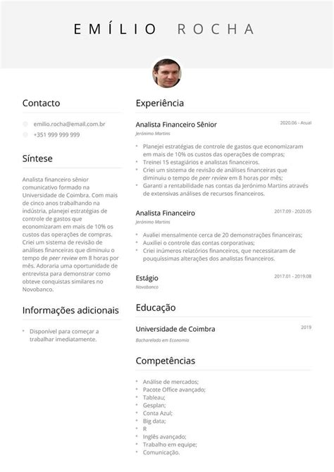 Europass Curriculum Vitae Editar E Fazer Download Em Word