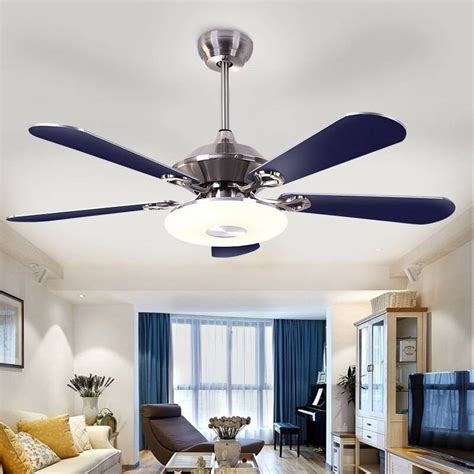 Luxury Ceiling Fan With Light Simple Wood Fan Leaf Living Room