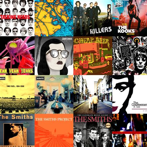 Indie Music Album Covers Photo Collage Kit Digital 8 X 8 Etsy