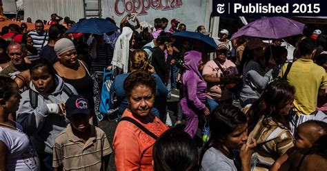 Oil Cash Waning Venezuelan Shelves Lie Bare The New York Times