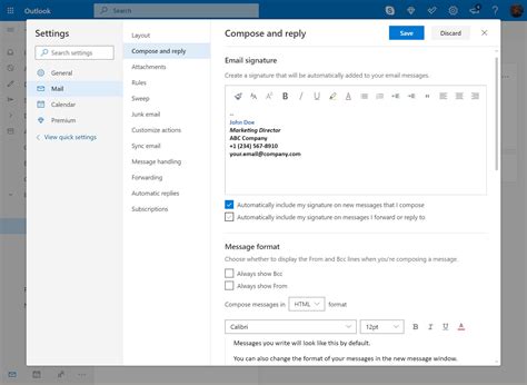 How To Set Up An Email Signature On Outlook