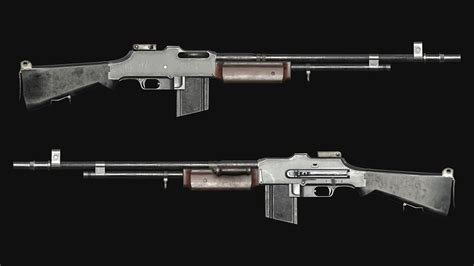 3d модель Автоматическая винтовка Bar M1918a2 Browning Turbosquid 1707039