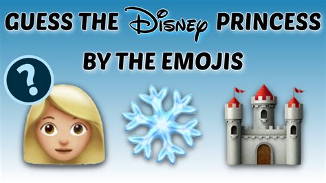 Guess The Disney Princess By The Emojis Youtube