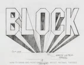 Draw 3d Block Letters