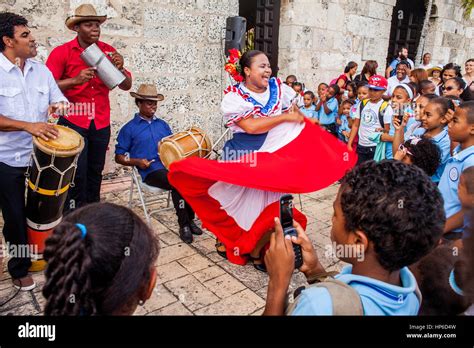 Traditional Music Group Old Citysanto Domingo Dominican Republic