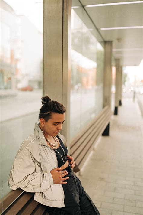 Real Lesbian Woman On The Train Station By Stocksy Contributor Alexey Kuzma Stocksy