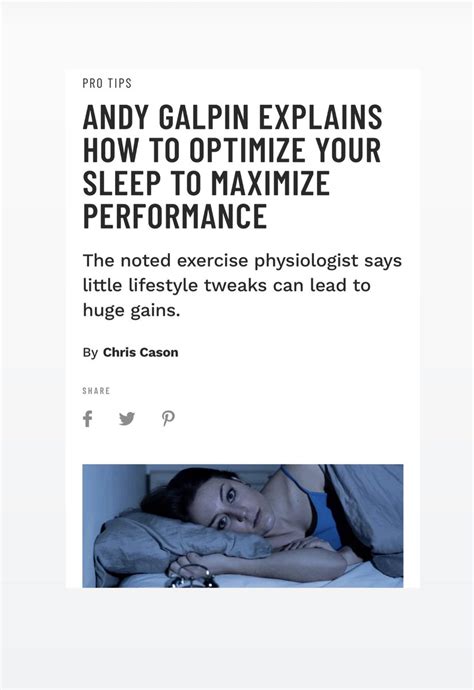 Musclefitness On Twitter Andy Galpin Explains How To Optimize Your Sleep To Maximize