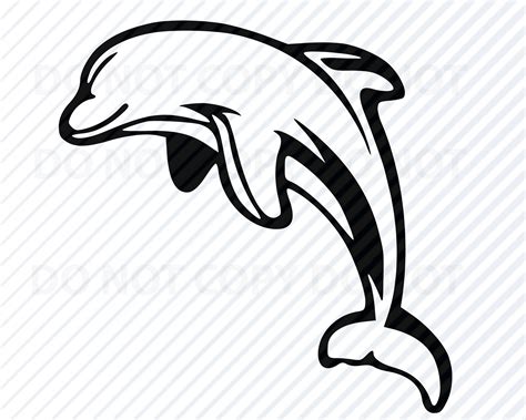Dolphin 6 Svg Files Vector Images Silhouette Craft Supply Etsy