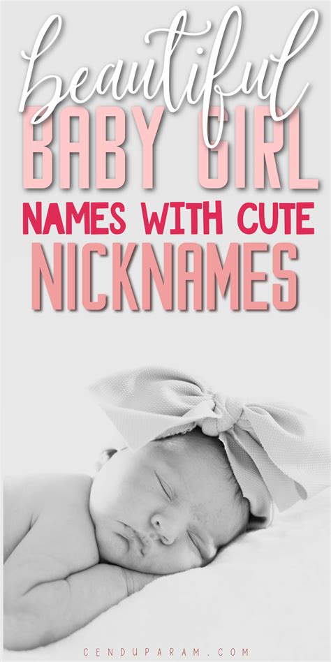 A List Of The Beautiful Baby Girl Names With Cute Nicknames To Match