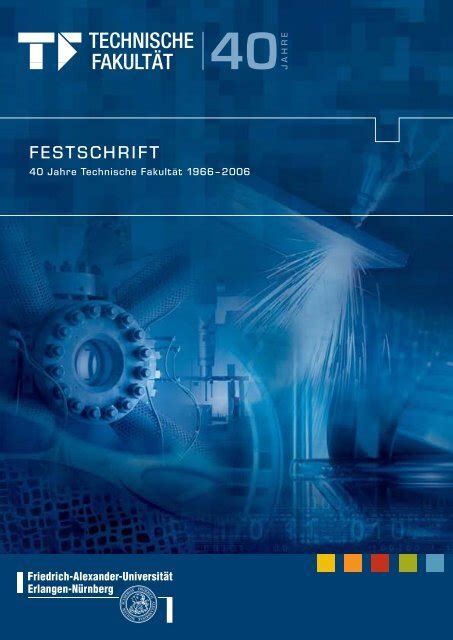 Festschrift Mechatronik Friedrich Alexander Universität Erlangen
