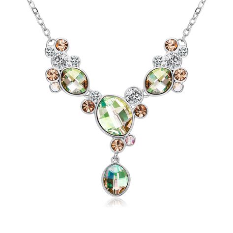 Beautiful Green Swarovski Necklace