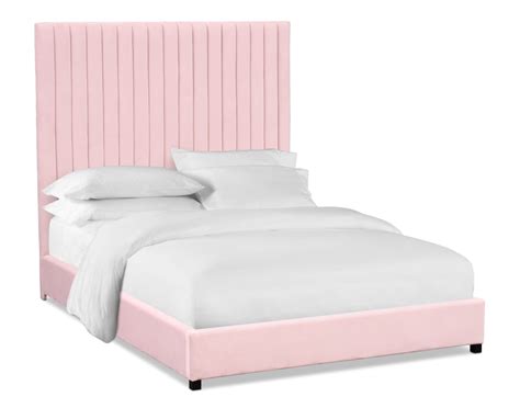 Tov Bright Eyed Queen Bed Blush Value City Furniture And Mattresses