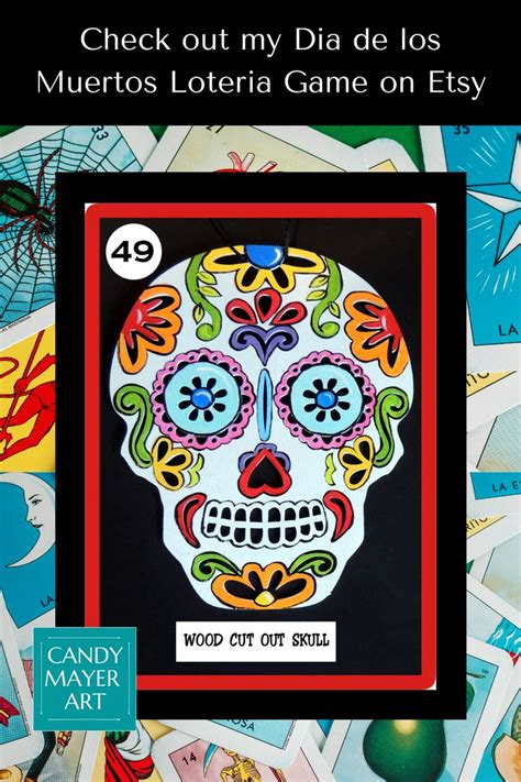 Mexican Loteria Game Art Dia De Los Muertos Art Mexican Etsy