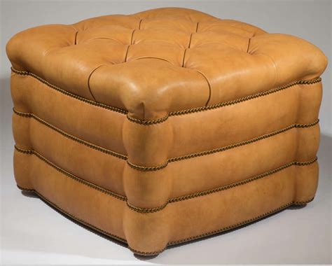 How about having them as ottoman coffee tables? Square Leather Ottoman at 1stdibs