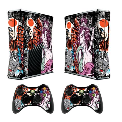 Buy Skin For Xbox 360 Slim Sticker Decals For X360 Custom Cover Skins For Xbox360 Slim Modded