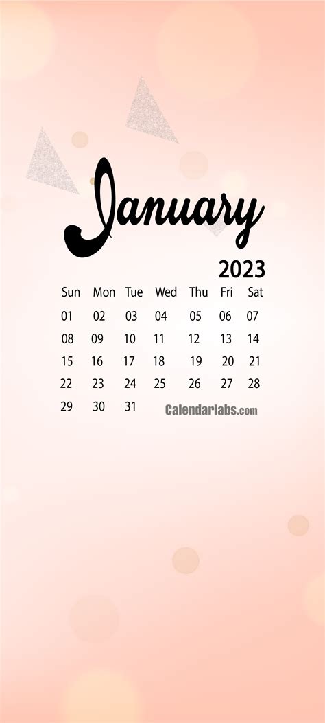 January 2023 Desktop Wallpaper Calendar Calendarlabs