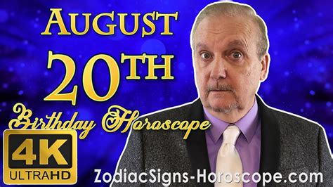 August 20 Zodiac Horoscope And Birthday Personality August 20th