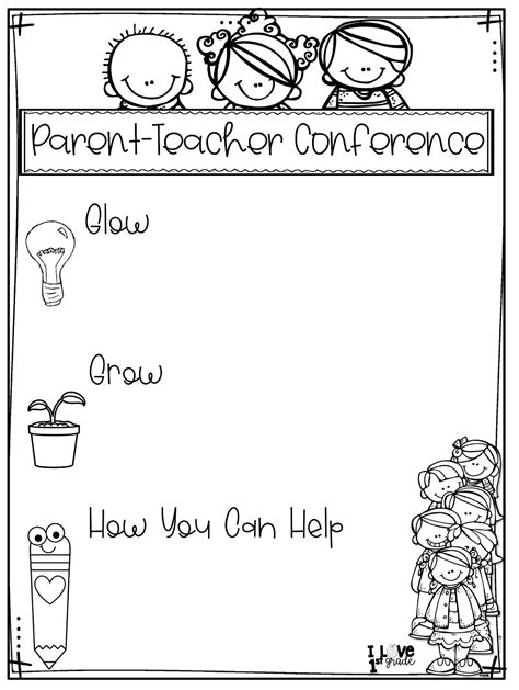 Top Tips For Parent Teacher Conferences I Love 1st Grade Parents As