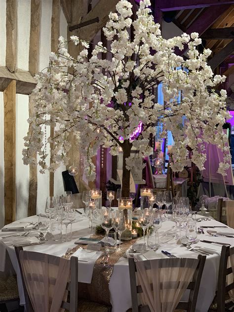Lanterns and punta cana wedding. Cherry Blossom Tree Centrepiece | Tree centerpieces ...