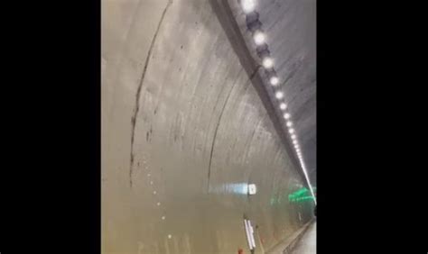 Ngeri Dinding Twin Tunnel Tol Cisumdawu Retak Akibat Rentetan Gempa