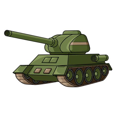 Cartoon Of Military Tank Illustrations Royalty Free Vector Graphics