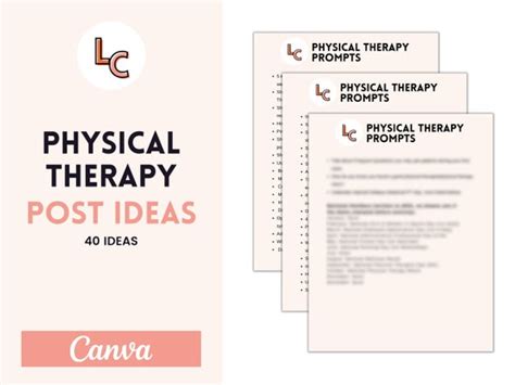 40 physical therapy post ideas physical therapy clinic etsy