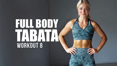 20 Min Advanced Full Body Hiit Tabata Workout Day 8 No Equipment