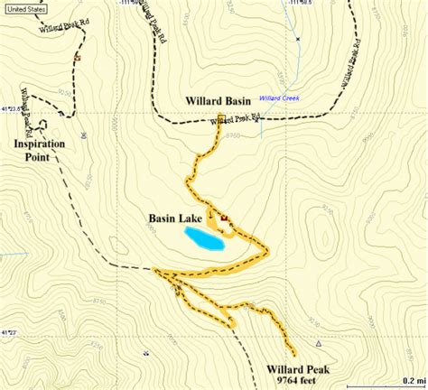 Willard Peak Gps Map