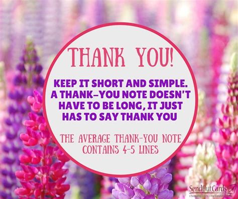 Thank You Notes Dont Have To Be Long Short Simple And Heartfelt Is