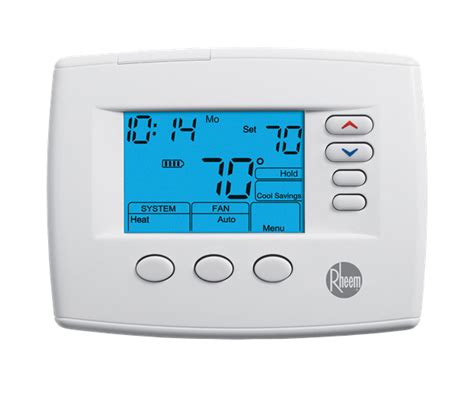Rheem 200 Series Programmable Thermostats Series
