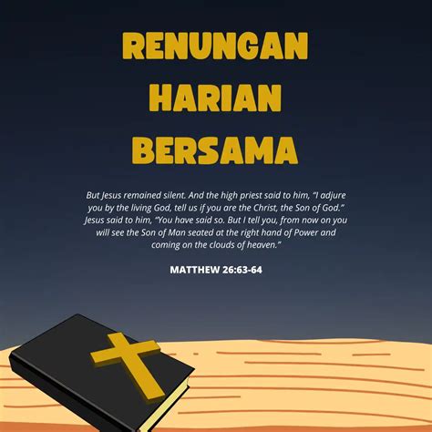 Streaming RENUNGAN HARIAN BERSAMA (Ayub 1:6-22) :RENUNGAN HARIAN