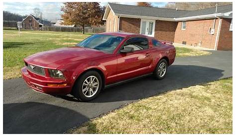 5th generation red 2005 Ford Mustang V6 automatic [SOLD] - MustangCarPlace