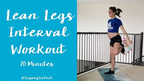 Lean Leg Hiit Workout Home Cardio Intervals Youtube