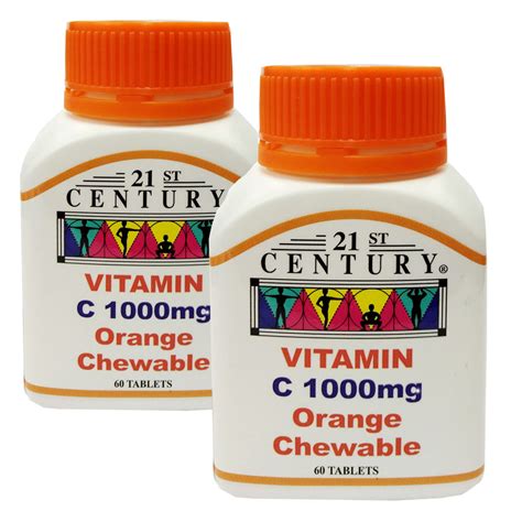 Look to getting the best vitamin c in malaysia 2021! 21st Century Vit.c Chewable 1000mg 60s - Alpro Pharmacy