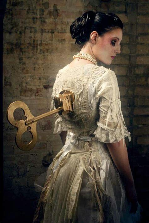 Beautiful Clockwork Doll Wind Up Doll Costume Dark