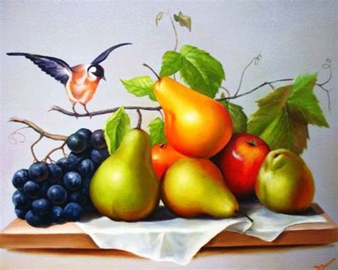 Pin De العنقاء Em أطباق Padrões Para Pintura Natureza Morta Frutas