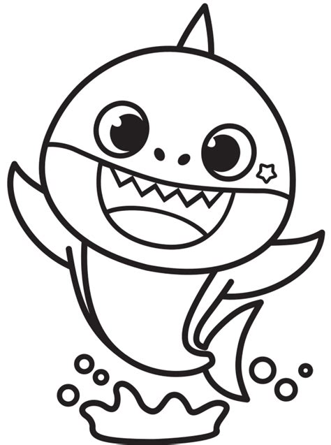 Baby Shark Coloring Pages 50 Printable Coloring Pages 10 Best