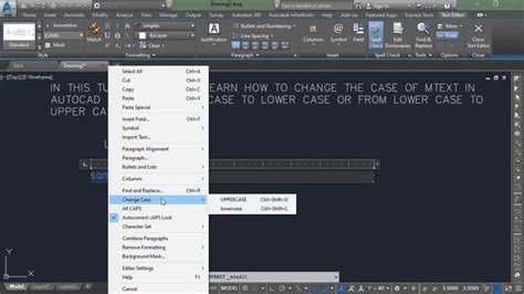How To Change Text Case Of Mtext In Autocad Or Autocad Civil 3d