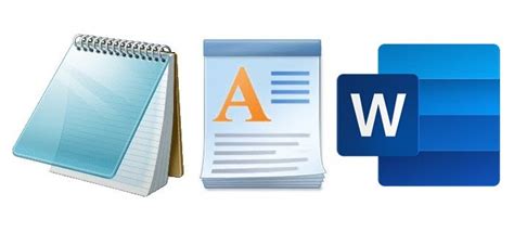 Difference Between Notepad Wordpad And Word In Windows