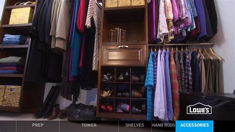 Learn more about john louis home diy solid wood closet organizers and accessories. Watch how to install a wood closet organizer or shelving ...