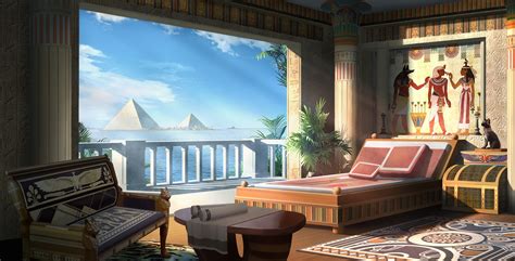 Egyptian Bedroom By Hamaterasu25 On Deviantart