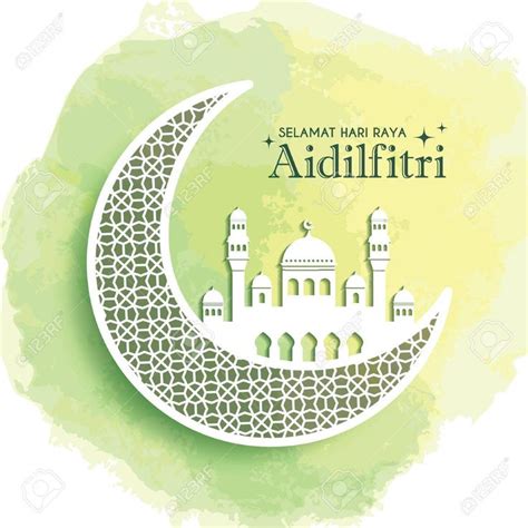 Hari raya aidilfitri is a holiday which is celebrated in indonesia, malaysia, singapore, philippines, and brunei, and celebrates the end of ramadan. Hari Raya Aidilfitri greeting card template design ...