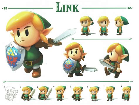 The Legend Of Zelda Links Awakening 2019 Link Concept Artwork